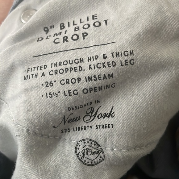 J Crew Billie Demi Boot Crop Jeans Size 30 - Picture 4 of 6